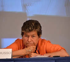 Camera del Lavoro, convegno sul tema La violenza sulle donne e un emergenza, l'immagine e il potere, istituzioni e media verso il cambiamento. Con Susanna Camusso e il presidente della Camera Laura Boldrini.